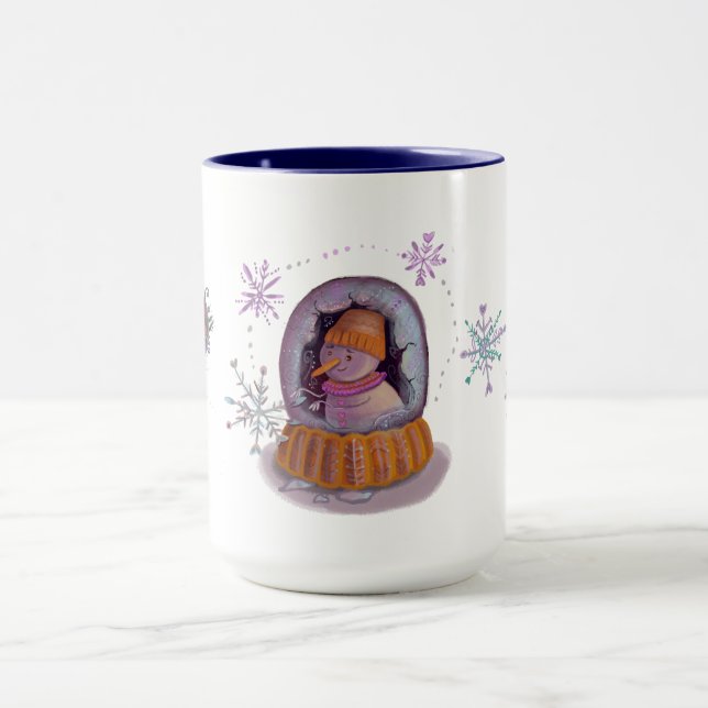 Caneca boneco de neve de natal (Centro)
