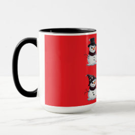 Caneca Boneco de Neve Gótico