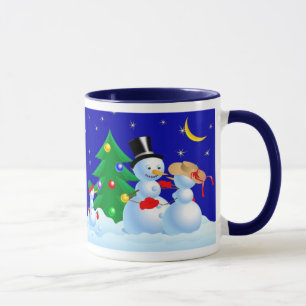 Caneca Bonecos de neve da dança