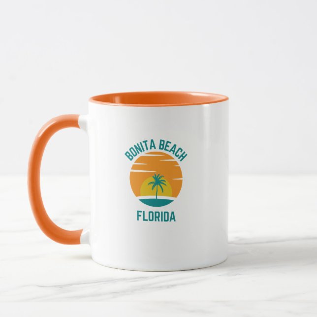 Caneca Bonita Beach Florida Coffee Mug (Esquerda)