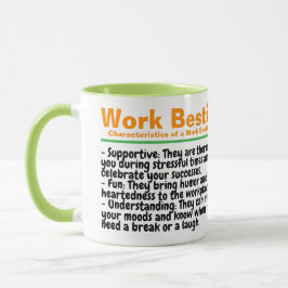Caneca Bonita Bestie de Trabalho Dizendo Presente | Coleg
