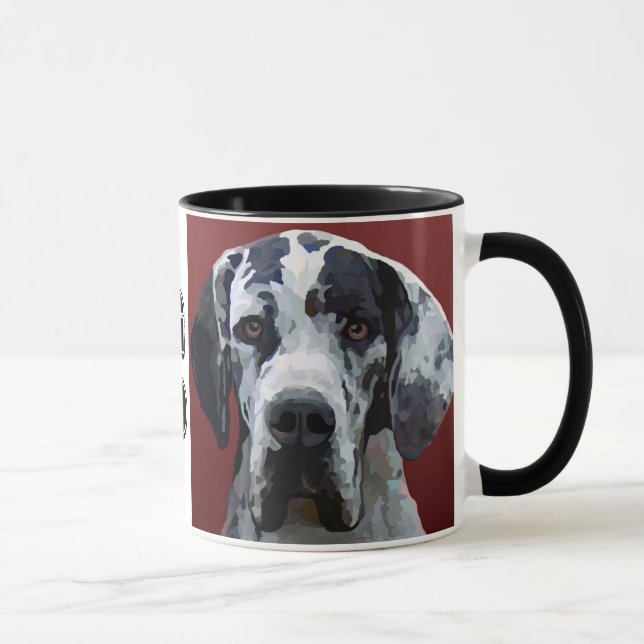 Caneca bonita de great dane Harly (Direita)