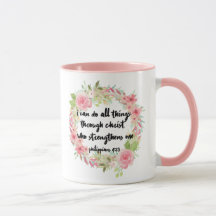 Caneca bonita do rosa do rosa do 4:13 dos