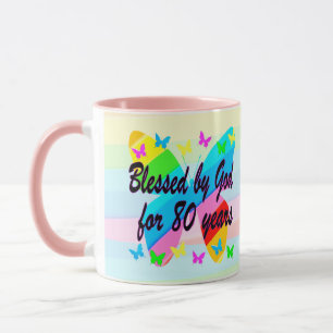 CANECA BONITO 80 ANIVERSÁRIO BLESSINGS MUG