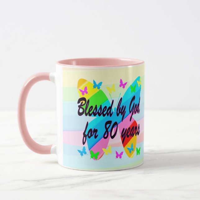 CANECA BONITO 80 ANIVERSÁRIO BLESSINGS MUG (Esquerda)