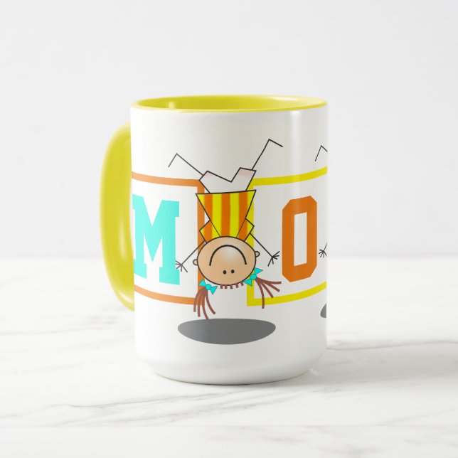 Caneca Bonito com o punho (Frente Esquerda)
