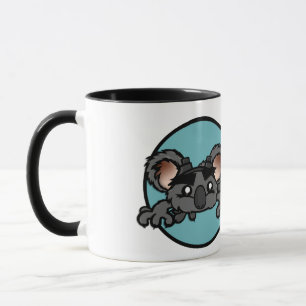 CANECA BONITO DA CAMPAINHA DO URSO DE KOALA