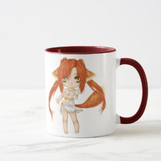 Caneca bonito da menina do Fox