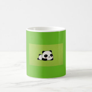 Caneca bonito da panda de Kawii dos desenhos