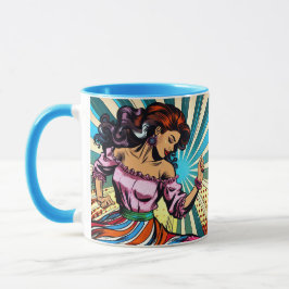 Caneca Bonito dançando Salsa Pop Art