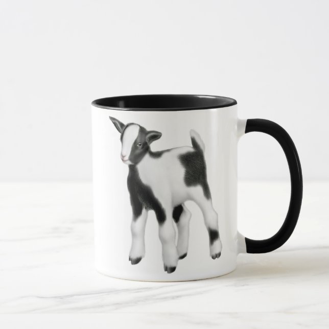 Caneca bonito das cabras do bebê (Direita)