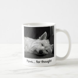 Caneca bonito do cão de Westie