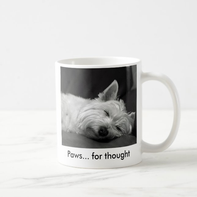 Caneca bonito do cão de Westie (Direita)