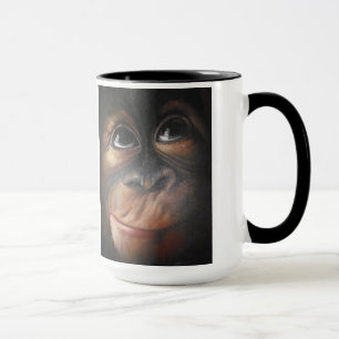 Caneca bonito do macaco