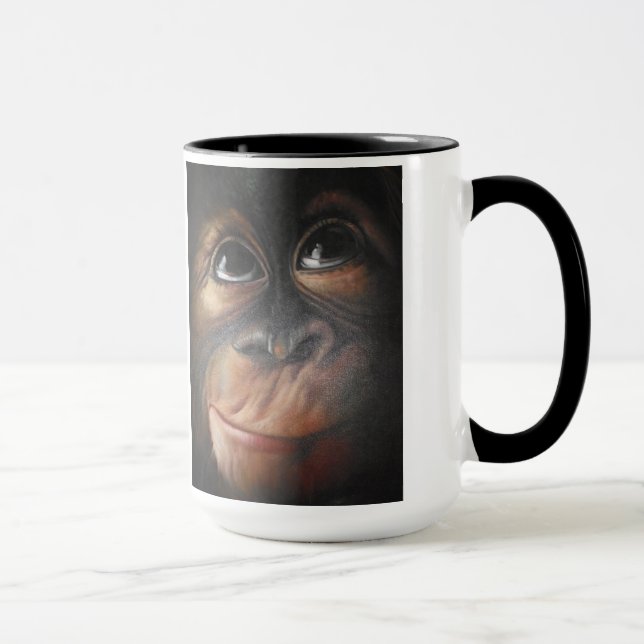 Caneca bonito do macaco (Direita)