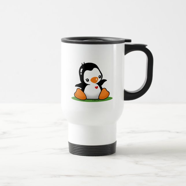 Caneca bonito do pinguim (Direita)