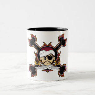 Caneca bonito do pirata do turbante