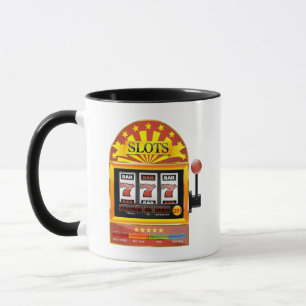 Caneca bonito dos jogos do casino de jogo