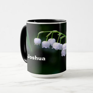 Caneca Bonito Lily Branca da Foto Floral do Vale