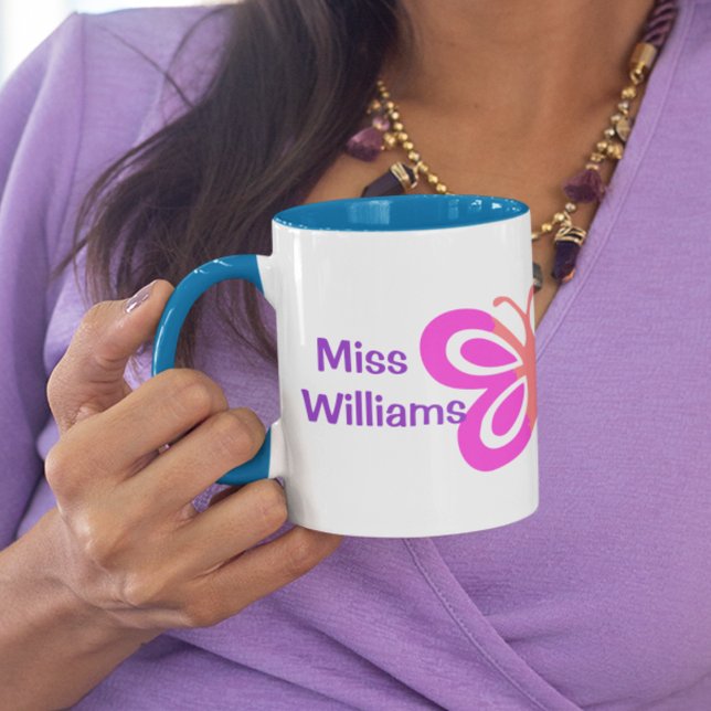 Caneca Bonito personagem, melhor dote de aspas de profess (Criador carregado)