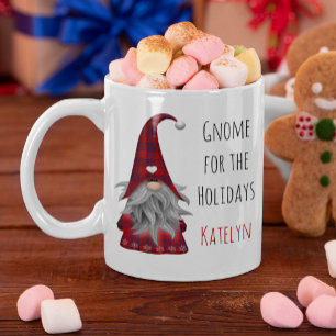 Caneca Bonito Russo Personalizado Elfo Gnomo de Natal