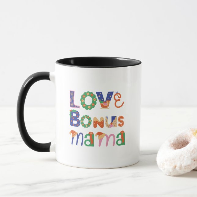 Caneca Bonus Mom Christmas Giftful Design (Com Donut)
