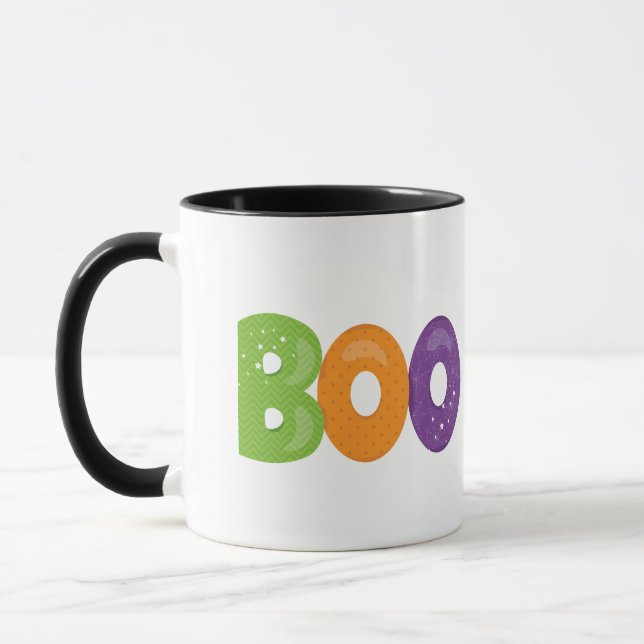 Caneca Boo Halloween – Caneca de Café Assustadoram (Esquerda)