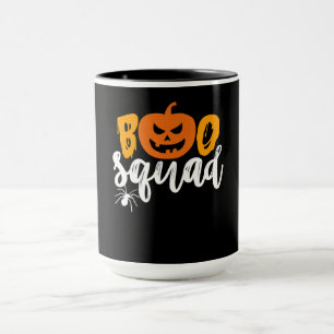 Caneca Boo Squad - Engraçado Pumpkin Spider Halloween