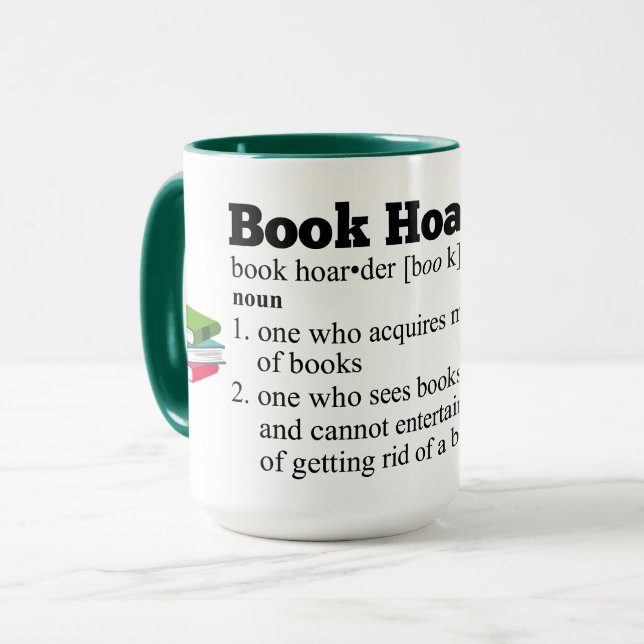 Caneca Book Hoarder Mug (Frente Esquerda)