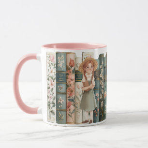 Caneca Book Lover   Anne of Green Gables   Livros Florais