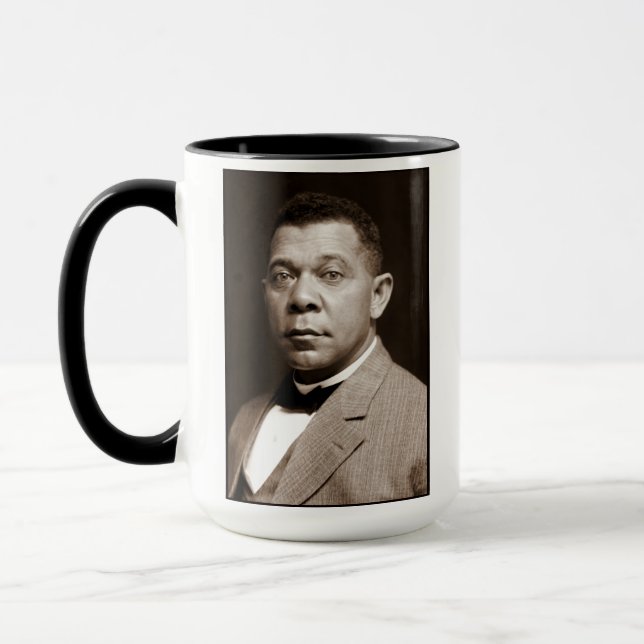 Caneca Booker Washington: Educador Afro-Americano (Esquerda)