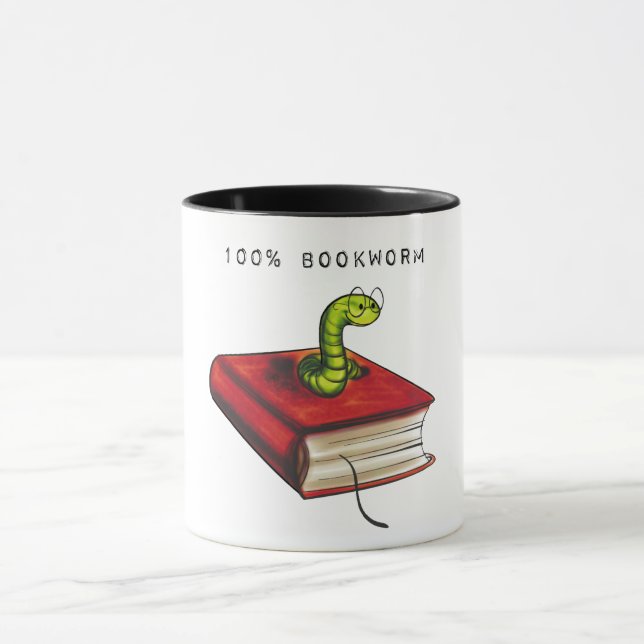 Caneca Bookworm 100% (Centro)