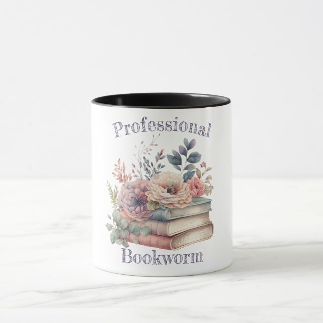 Caneca Bookworm profissional (Centro)
