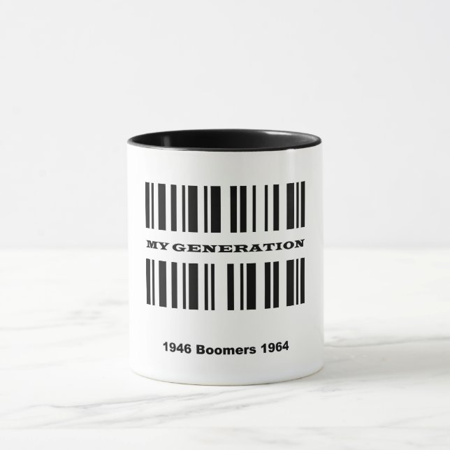 Caneca Boomer Bar Code Mug (Centro)
