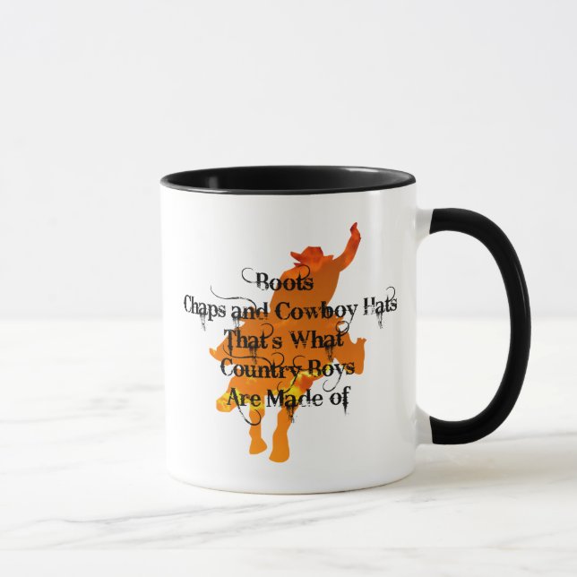 Caneca Boots, Chaps e Cowboy Hats... (Direita)