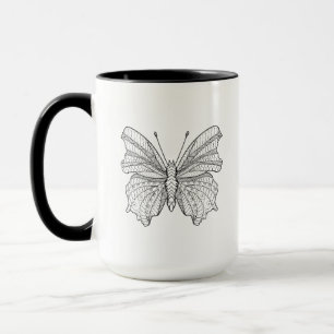 Caneca Borboleta 3 do estilo