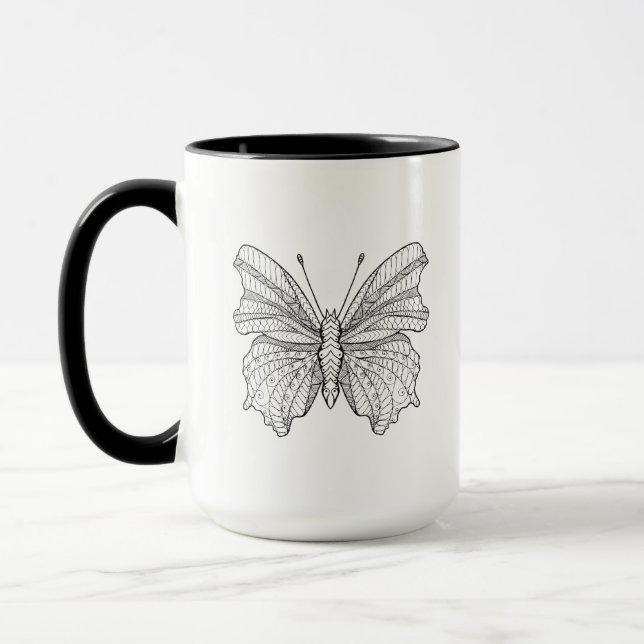 Caneca Borboleta 3 do estilo (Esquerda)