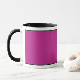 Caneca Borboleta Amor | Borda de Renda Magenta