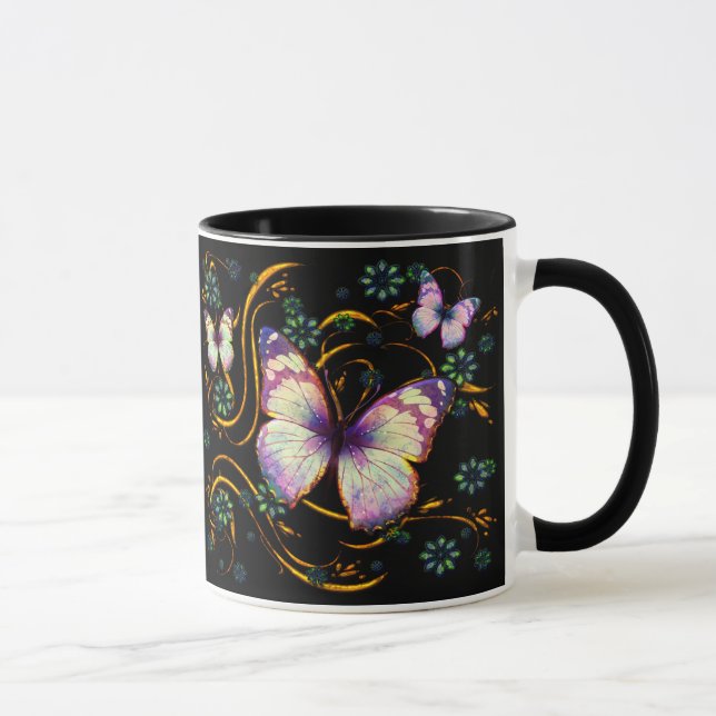 Caneca Borboleta Art 6B Mug (Direita)