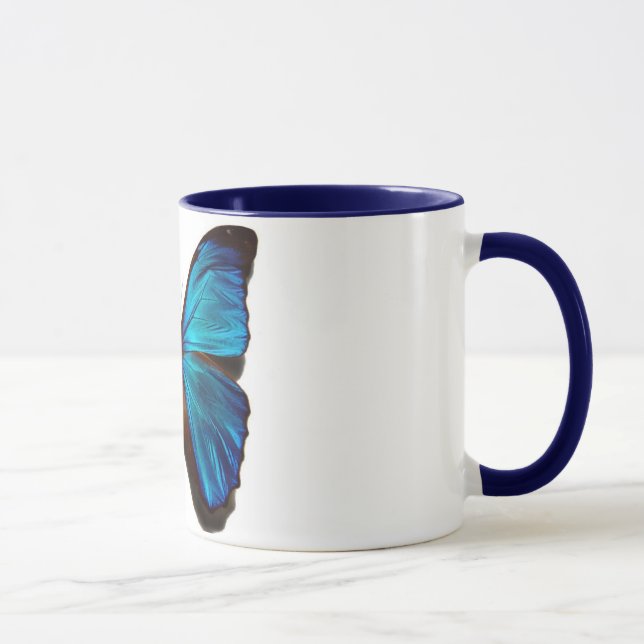 Caneca Borboleta azul do morpho (Direita)