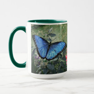 Caneca Borboleta Azul Morpho