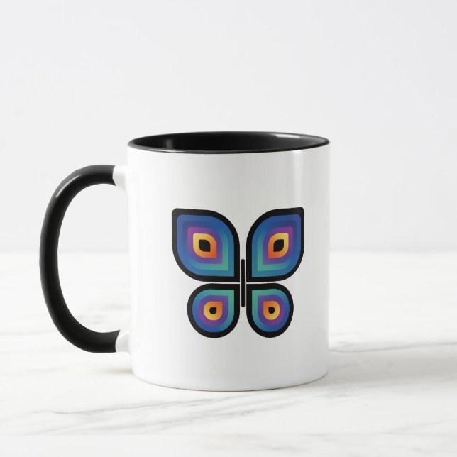 Caneca Borboleta Chama de Pavão (Esquerda)