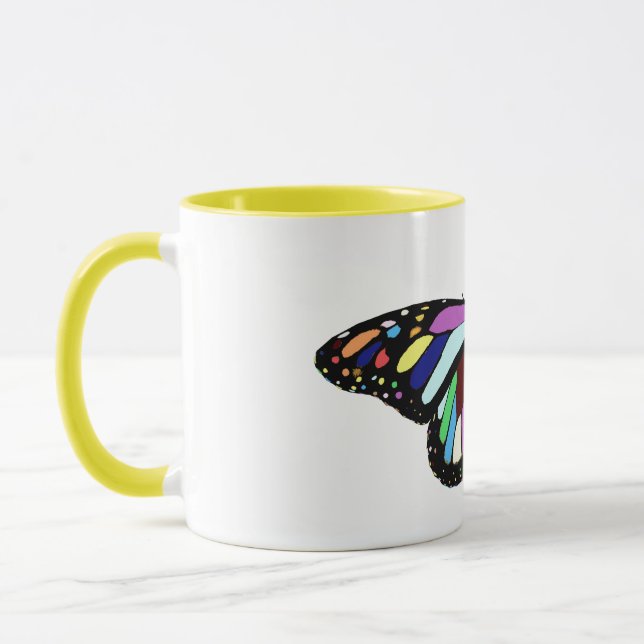 Caneca Borboleta colorida RP (Esquerda)