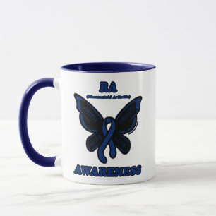 Caneca Borboleta/Consciência.. Artrite Reumatoide