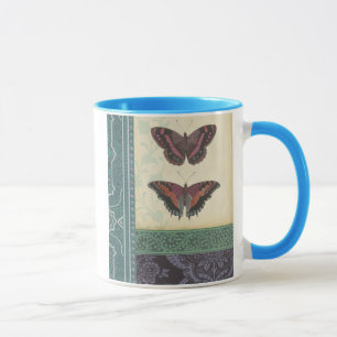 Caneca Borboleta Decorativa Brocade pelo Vision Studio