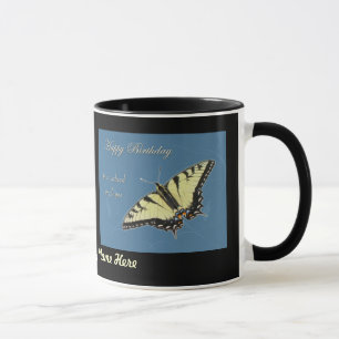 Caneca Borboleta do Swallowtail de Tigre