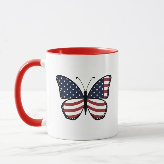 Caneca Borboleta EUA Sublimation-62614 (Esquerda)
