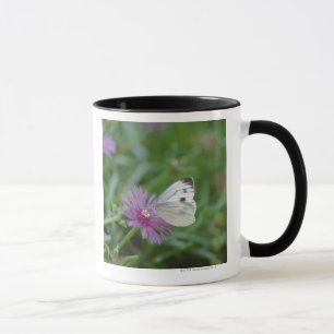 Caneca Borboleta na flor
