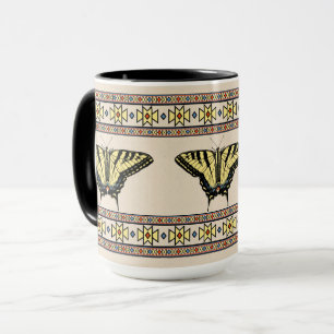 Caneca Borboleta Rabo de Andorinha Amarela do Sudoeste