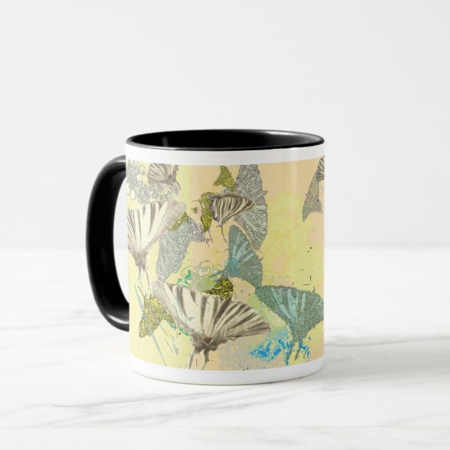 Caneca Borboleta Tigre (Frente Esquerda)